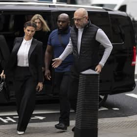 Rebekah Vardy arrives at Royal Courts of Justice during the so-called 'Wagatha Christie' libel case (Picture: Dan Kitwood/Getty Images)