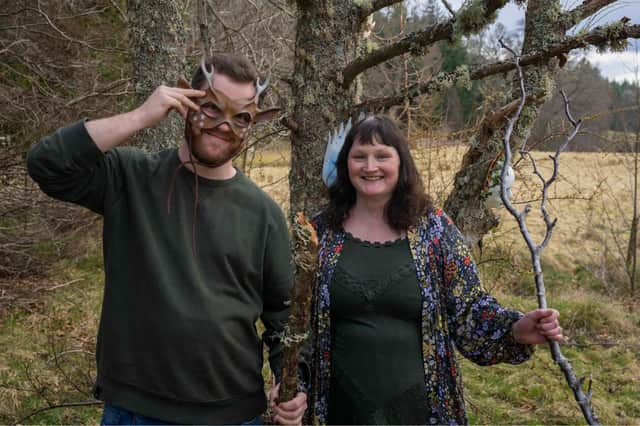 Yup, thats me (article author) at the Seanchas Gaelic lore and storytelling event in the Scottish Highlands - highly recommended!