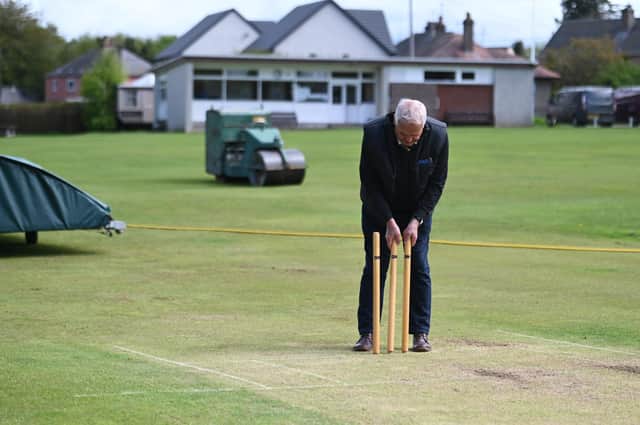 Peter CJ Drummond, vice president of Meigle Cricket Club who made a bit of cricketing history with their defeat of Arbroath. Picture: John Devlin