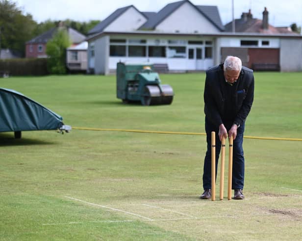 Peter CJ Drummond, vice president of Meigle Cricket Club who made a bit of cricketing history with their defeat of Arbroath. Picture: John Devlin