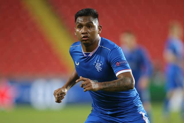Rangers striker Alfredo Morelos wants to test himself in the English Premier League. (Photo by MILAN KAMMERMAYER/AFP via Getty Images)