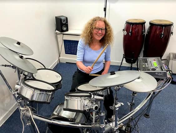 Drummer Helen King. Picture: Contributed