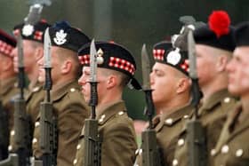 Hundreds of homes for the military are lying empty in Scotland