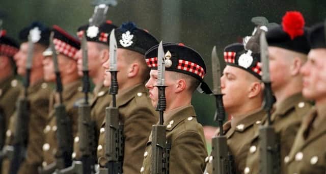 Hundreds of homes for the military are lying empty in Scotland