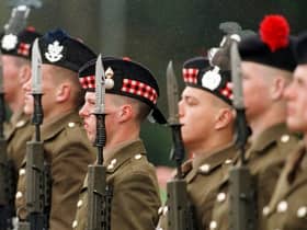 Hundreds of homes for the military are lying empty in Scotland