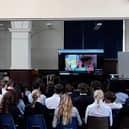 Pupils at the event