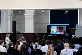 Pupils at the event