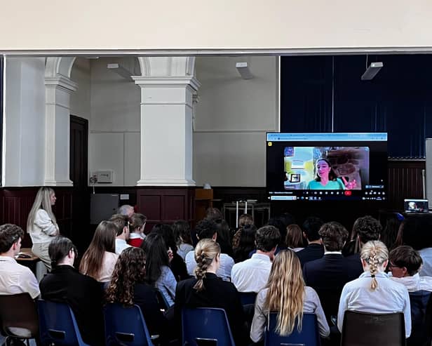 Pupils at the event