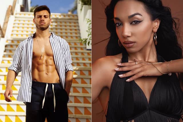 Vito Coppola and Michelle Tsiakkas are among the four new dancers joining Strictly Come Dancing (BBC)