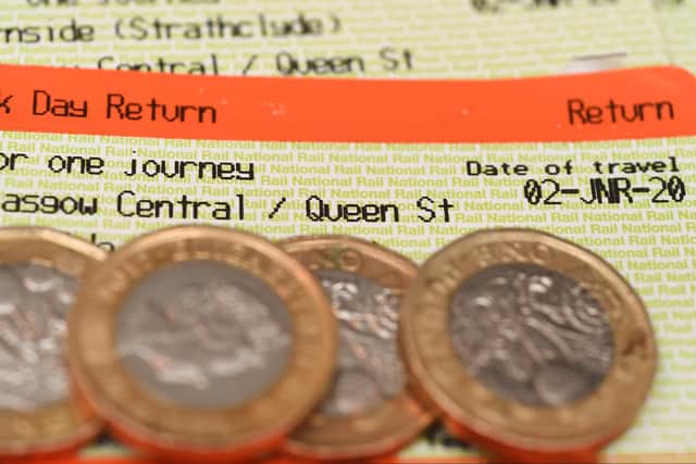 ScotRail's peak fares will be suspended for six months from October. (Photo by John Devlin/The Scotsman)