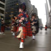 Tomorrow's Tartan Day parade in New York will be a celebration of all things Scottish (Picture: Mark Mainz/Getty Images)