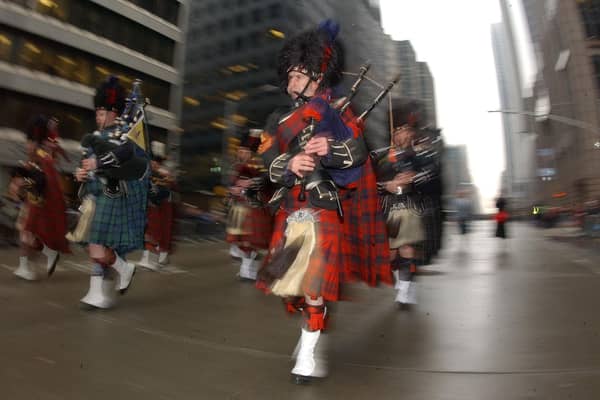 Tomorrow's Tartan Day parade in New York will be a celebration of all things Scottish (Picture: Mark Mainz/Getty Images)