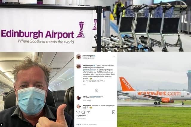 Former Good Morning Britain presenter Piers Morgan will 'put a call into ITV' for GMB return after striking deal with staff at Edinburgh Airport.