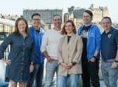 From left: Sarah Butterfass (chief product officer), Andy Sheh (chief technology officer), Andy Giancamilli (chief operating officer), Jill Cameron (senior director of HR), Mathew Taylor (vice president of software engineering), and Shane Sweeny (technology senior vice president). Picture: contributed.