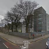 Emergency services were called to the scene on Monday morning.