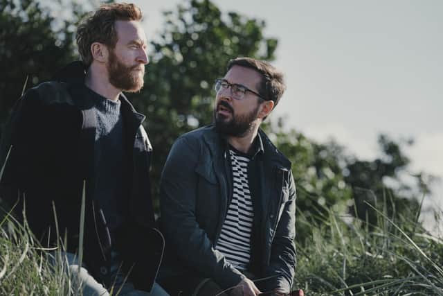 Tony Curran and Martin Compston star as Tully and Jimmy in Mayflies. Picture: Jamie Simpson