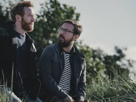 Tony Curran and Martin Compston star as Tully and Jimmy in Mayflies. Picture: Jamie Simpson