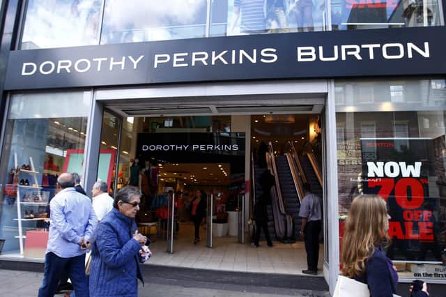 A Dorothy Perkins Burton store on London's Oxford Street.