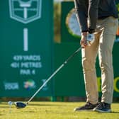 A close up of Jesper Kennegard's high tee on the first during the final round of Rolex Challenge Tour Grand Final supported by the R&A at T-Golf & Country Club in Mallorca. Picture: Octavio Passos/Getty Images.