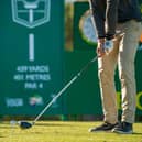 A close up of Jesper Kennegard's high tee on the first during the final round of Rolex Challenge Tour Grand Final supported by the R&A at T-Golf & Country Club in Mallorca. Picture: Octavio Passos/Getty Images.