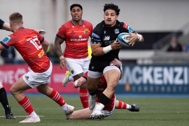 Sione Tuipulotu was included in the URC's Elite XV team of the season.  (Photo by Craig Williamson / SNS Group)