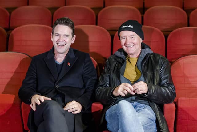 Dougray Scott and Irvine Welsh attend the premiere of 'Crime' at Glasgow Film Theatre in 2021. Picture Euan Cherry/Getty Images