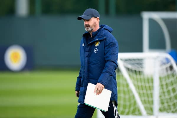 Scotland manager Steve Clarke will be forced into five changes for the Moldova clash. (Photo by Paul Devlin / SNS Group)