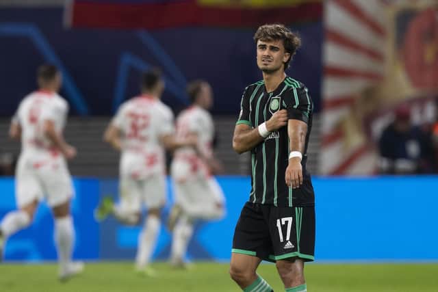 Celtic forward Jota is very doubtful for the Champions League match at home to RB Leipzig.