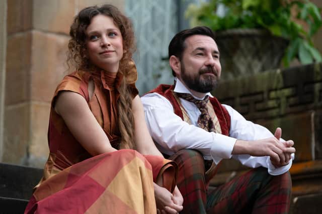 Molly Windsor and Martin Compston