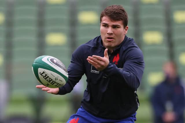 France scrum-half Antoine Dupont has tested positive for Covid-19. Picture: Brian Lawless/AFP via Getty Images