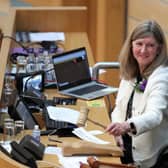 Alison Johnstone has taken the helm as Holyrood's new presiding officer (Picture: Russell Cheyne/PA)
