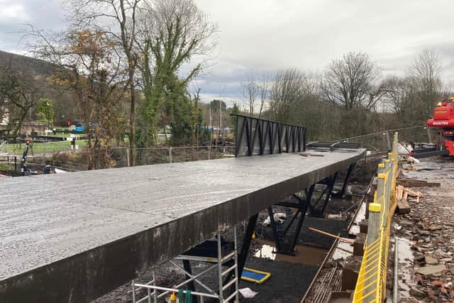 The ramp will create a new section of cycle path on the Glasgow-Loch Lomond route. Picture: Scottish Canals