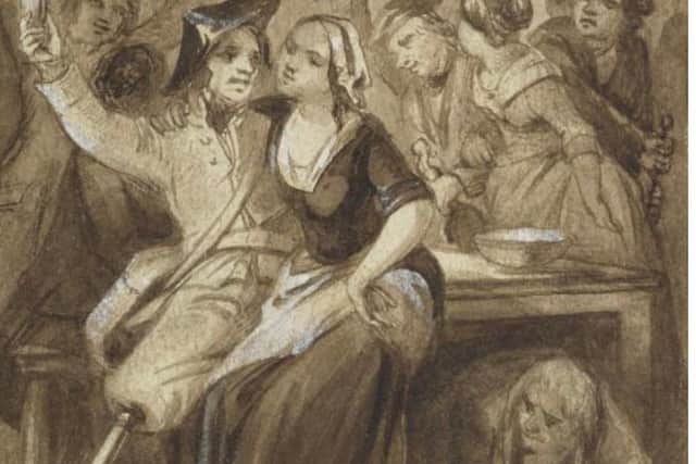 Illustration for Robert Burns' poem The Jolly Beggars, set in an Ayrshire hostelry. PIC: Creative Commons.