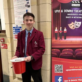 Help: S3 Hamilton College pupil Daniel Ford was among the helpers at the show.