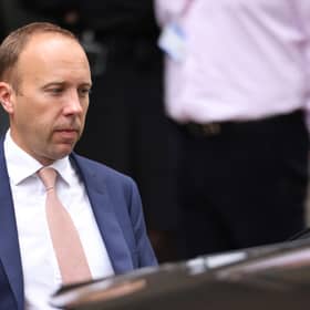 Former UK Health Secretary Matt Hancock leaves the Covid-19 Inquiry after giving evidence (Picture: Dan Kitwood/Getty Images)