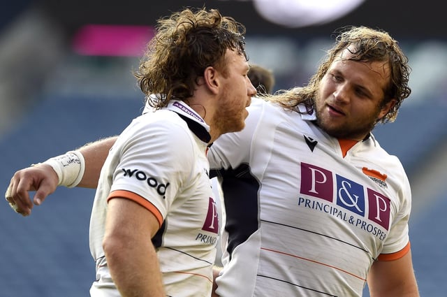 Pierre Schoeman, right, suffered a knee injury sustained in his team’s win over Connacht last Saturday