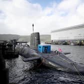 The pledge is promising for the Vanguard-class nuclear deterrent submarine HMS Vengeance at HM Naval Base Clyde, Faslane.