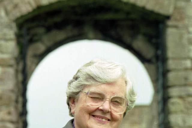Helen Crummy MBE,  founder of the Craigmillar Festival Society, in 1993. PIC: TSPL.