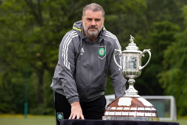 Celtic manager Ange Postecoglou insists his full focus is on Saturday's Scottish Cup final amid links to the Tottenham vacancy. (Photo by Craig Williamson / SNS Group)