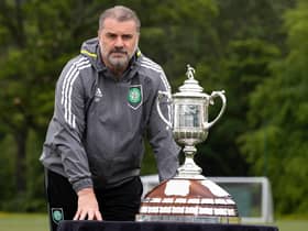 Celtic manager Ange Postecoglou insists his full focus is on Saturday's Scottish Cup final amid links to the Tottenham vacancy. (Photo by Craig Williamson / SNS Group)