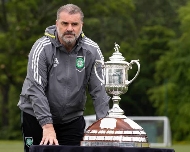 Celtic manager Ange Postecoglou insists his full focus is on Saturday's Scottish Cup final amid links to the Tottenham vacancy. (Photo by Craig Williamson / SNS Group)
