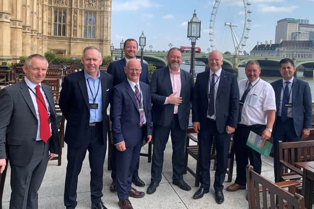 David Duguid MP with members of the consortium and stakeholders