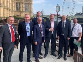 David Duguid MP with members of the consortium and stakeholders