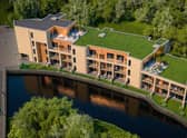 Glasgow-based Carmichael Homes has now broken ground on a new range of sustainable flats on Lanark Road in Edinburgh, with support from Bank of Scotland. CGI shows how the development should look when completed.