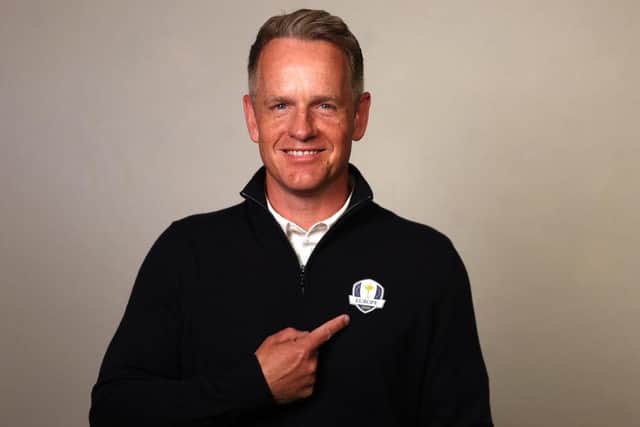 Luke Donald has been re-apppointed as Europe's Ryder Cup captain for the 2025 match in New York after steering the home side to a 16.5-11.5 success in this year's match in Rome. Picture: Warren Little/Getty Images.