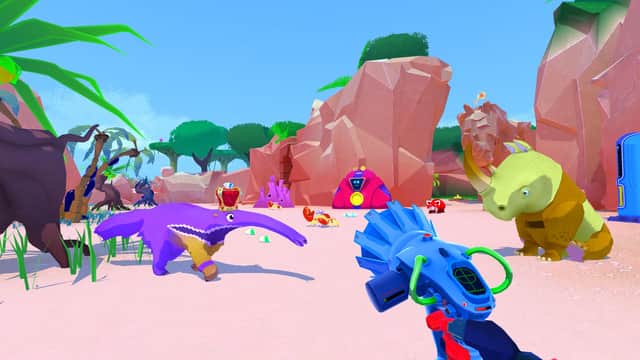 The game tasks players with cleaning up a colourful series of islands, while managing their income.
