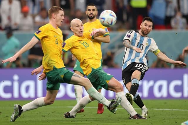 Aaron Mooy, Kye Rowles and Aziz Behich played all four of Australia's World Cup matches. (Photo by Michael Steele/Getty Images)