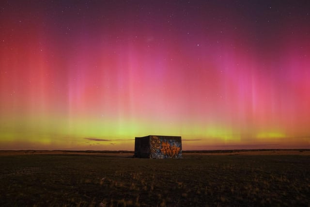 New Zealand regularly has aurora but due to its distance from the magnetic pole they are often not particularly vibrant for observers. Due to the increased solar activity the region saw this year, the photographer was able to capture a highly colourful aurora over Birdlings Flat, New Zealand.
‘A strong aurora image does not always need to display chaotic structures. Sometimes the best way to convey how it feels to witness the spectacle is to capture the serenity and peace of a celestial light display. This image fits the bill perfectly, with the strong pink and red hue over the more common green elevating it to a whole new level. Absolutely stunning!’ - Steve Marsh

Taken with a Rokinon 14mm f/2.8 telescope, Nikon Z6 (Astro modified) camera, 14 mm f/1.8, ISO 1600, 15-second exposure

Location: Birdlings Flat, Canterbury, New Zealand