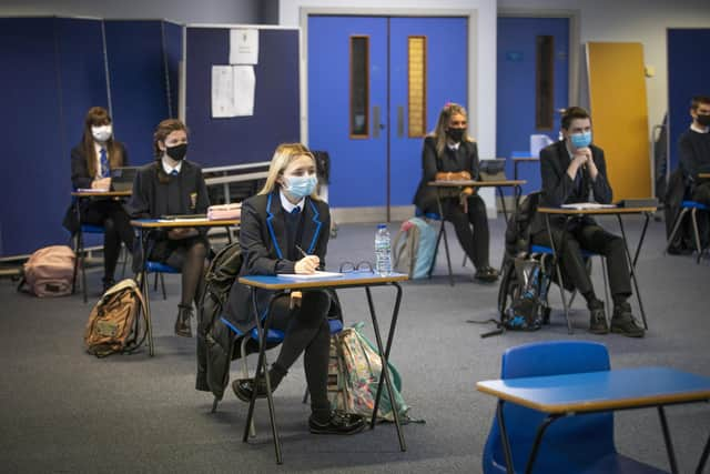 High school pupils are expected to continue wearing masks in class next term.