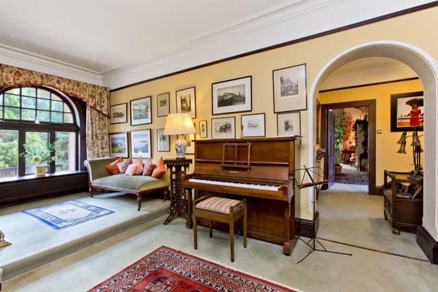 Throughout the house you’ll see breathtaking period details such as oak paneling and ornate fireplaces.